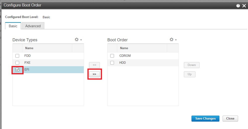 CIMC Boot Configuration