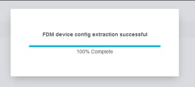 Extração de Configuração Concluída