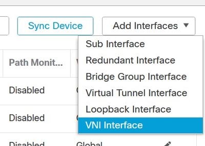 Add VNI Interface