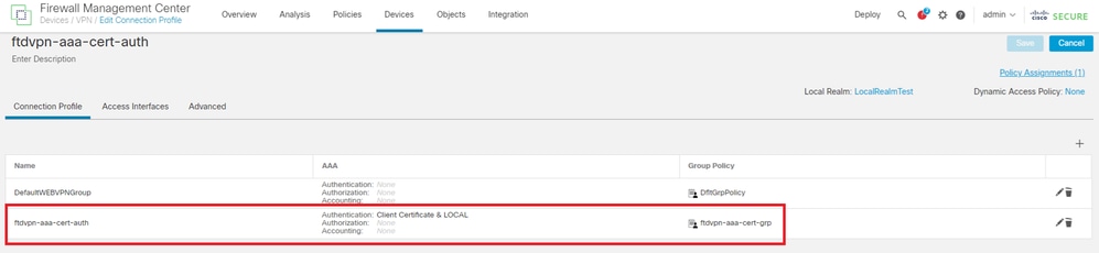 Summary of Remote Access VPN Policy