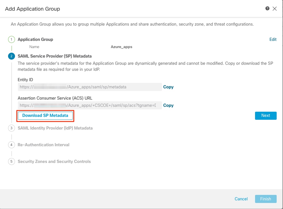 Application Group 2Configuration