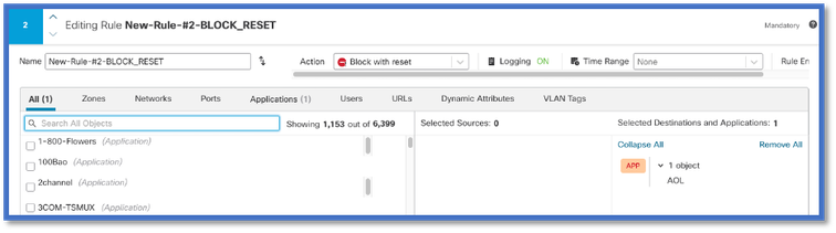 GUI de configuración