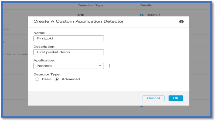 GUI de configuración