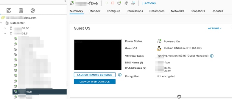 Flow Sensor virtual machine record