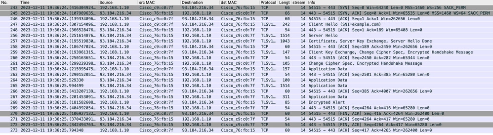 Imagen- Cliente a Proxy - HTTPs - Transparente - Sin autenticación