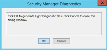 CSM Light Diagnostic File Generation - 1