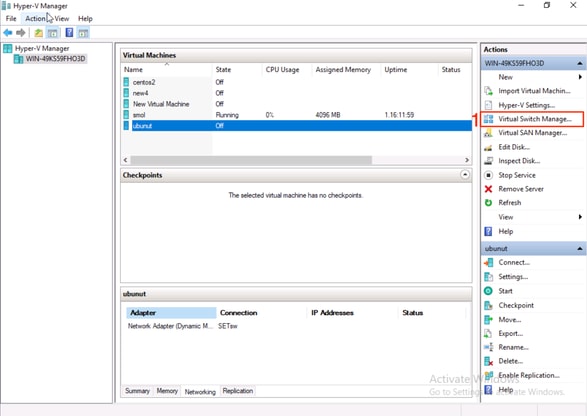 Ensure Microsoft Windows Platform is Disabled on Virtual Switch in Use