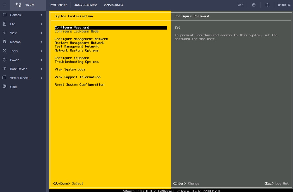 ESXi Configure Management