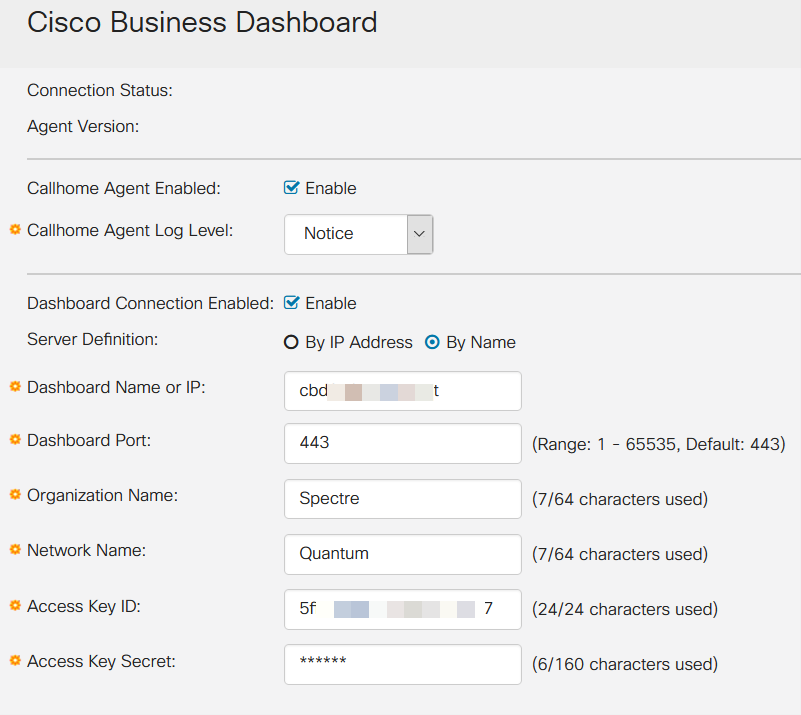 Configure CBD settings. 