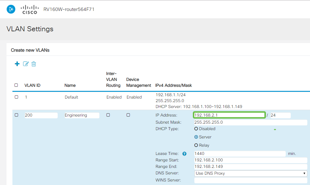 The private IPv4 address will auto-populate in the IP Address field. You can adjust this if you choose. 