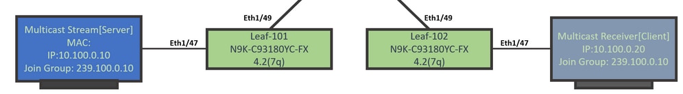 Cisco ACI – traffic with leaf view