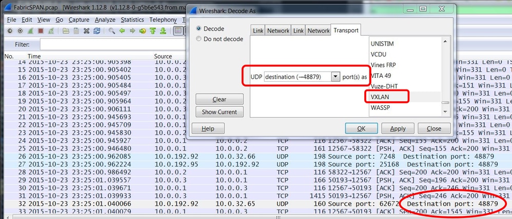 Decodificar encabezado VxLAN