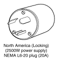 NEMA L6 20 플러그