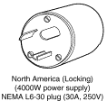 북미 NEMA L6 30 플러그