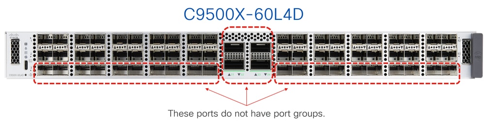 C9500X-60L4D非ポートグループ