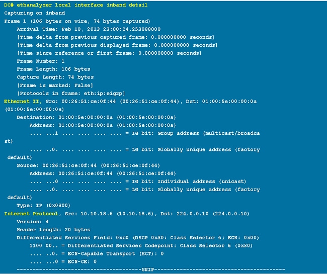 Use Detail Command for Detailed Protocol Information