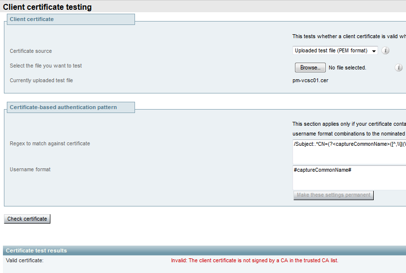 Troubleshoot - Invalid Test