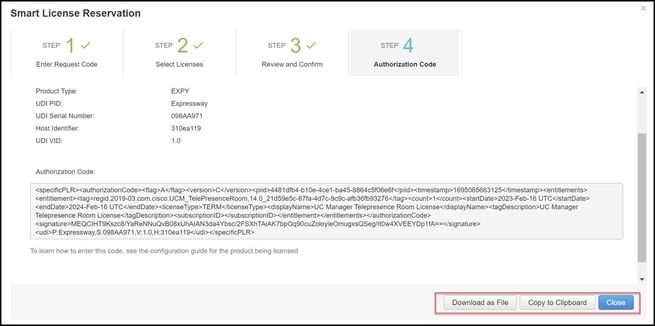 Code d'authentification SLR CSSM