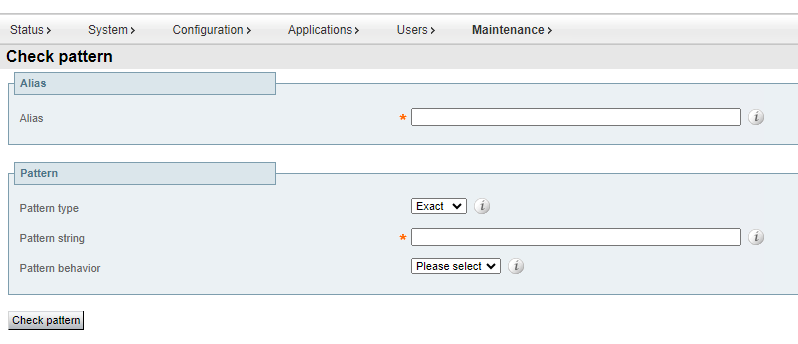 Check Pattern Tool