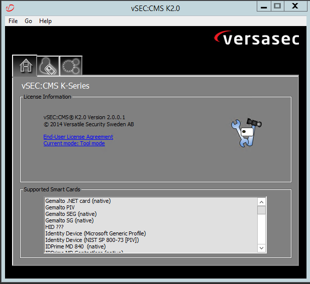 Versa Card Reader Software