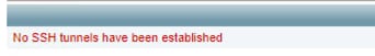 SSH Tunnel Failure