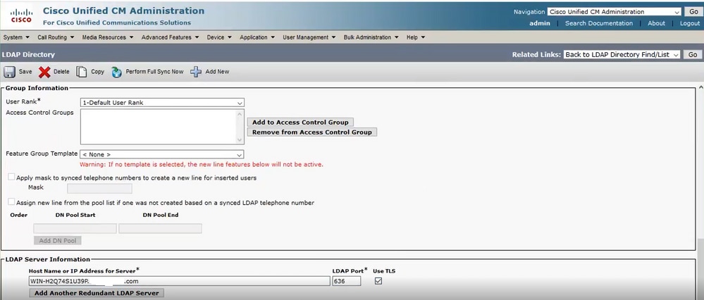 Sicheres LDAP-Verzeichnis konfigurieren