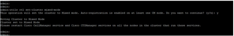 Converter em um cluster seguro