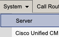 CUCM System Server