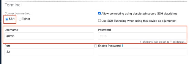 Método de Conexão de Terminal SSH