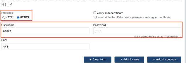 Método de Conexão de Terminal HTTP