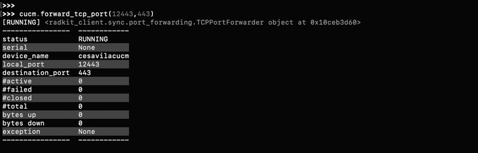 Cucm.forward_tcp_port(local_port=8443， destination_port=443)