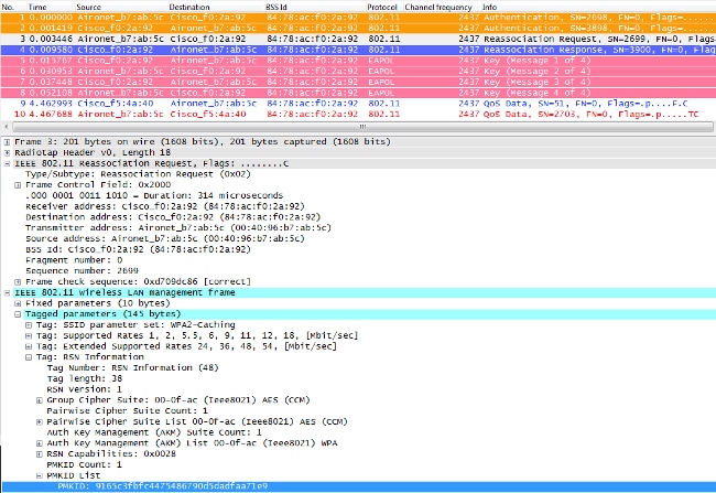 Cached PMK Can be Used as the Seed that Starts a WPA2 4-Way Handshake