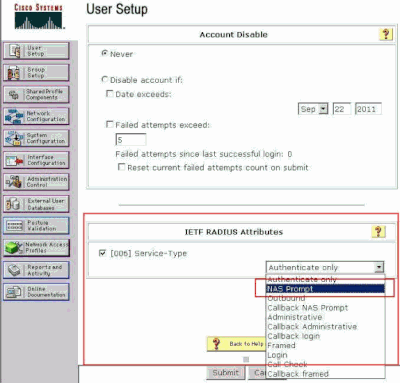 Service-Type 특성 확인