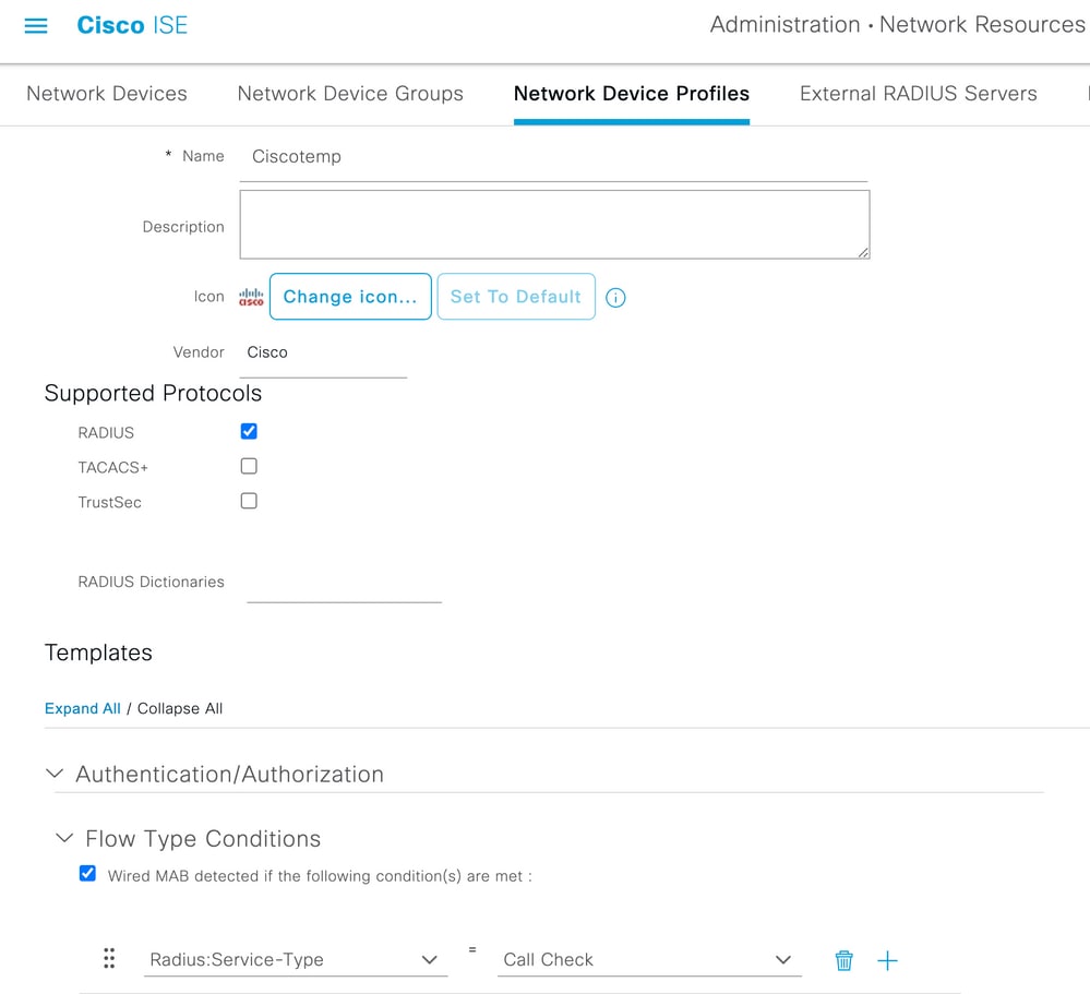 GUI de configuração