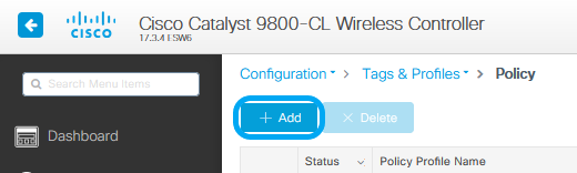 Configure Policy Profile