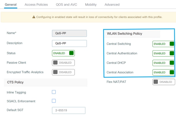 Policy profile