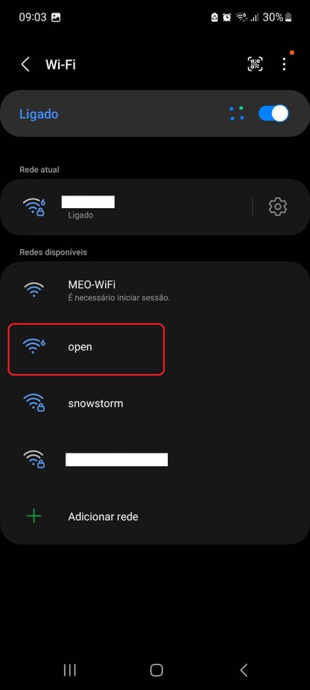 Lista de SSID OWE