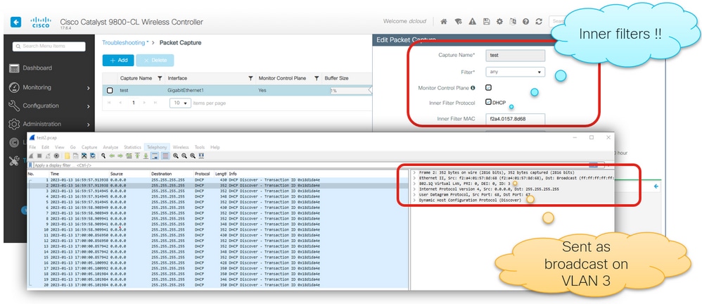 WLC EPC to verify DHCP