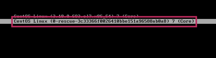 CentOS linux boot