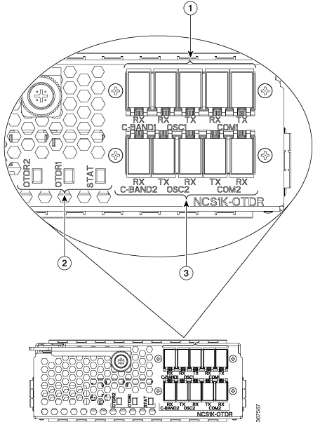 OTDR Front View