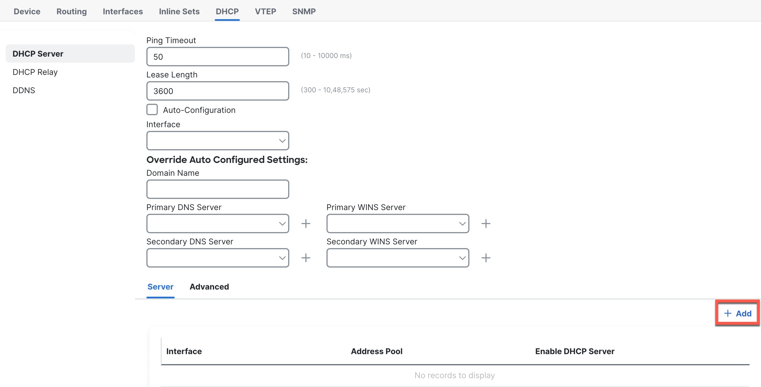 DHCP Server