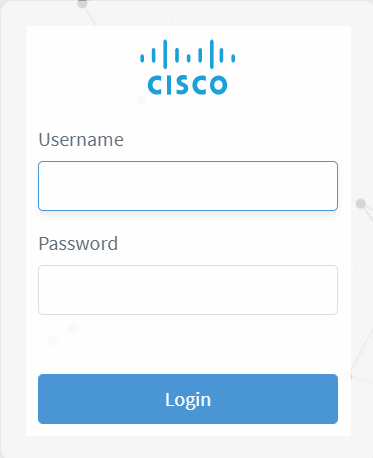 Screenshot of Log in Page