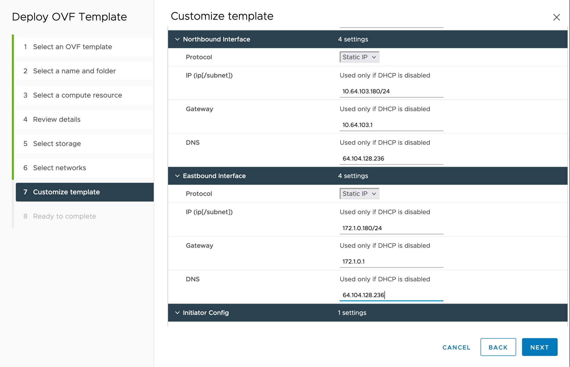 screenshot of OpenStack Stacks screen