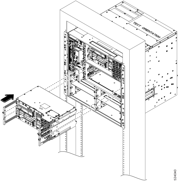 This image shows the installation of the C-band line card into the Cisco NCS 1020 chassis.